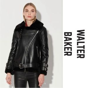 NWT Walter Baker Lamb Leather Jacket